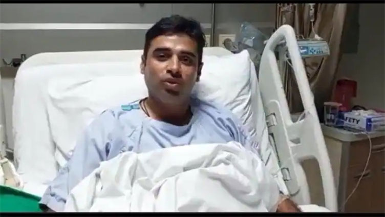 Abid Ali discharged from hospital after suffering from Acute Coronary Syndrome
