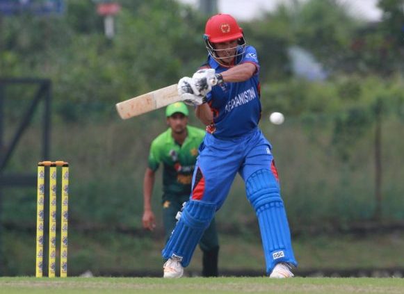 In the Under-19 Asia Cup, Pakistan defeated Afghanistan by four wickets to record its first victory in the event.