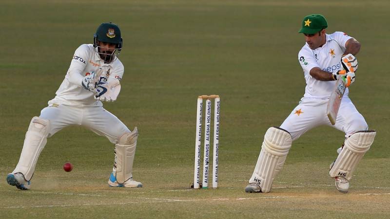On the fourth day of the second Test match between Pakistan and Bangladesh,