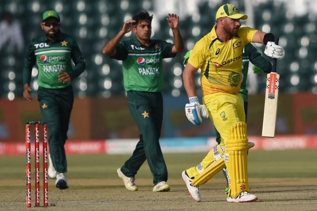 The first match of the three-match ODI series between Pakistan and Australia will be played today at Gaddafi Stadium in Lahore.