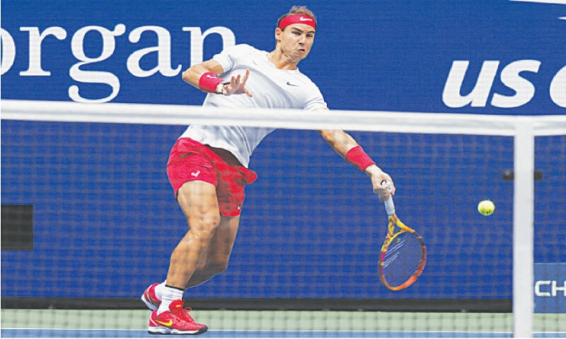 Rafael Nadal lost in the fourth round of the US Open tennis tournament